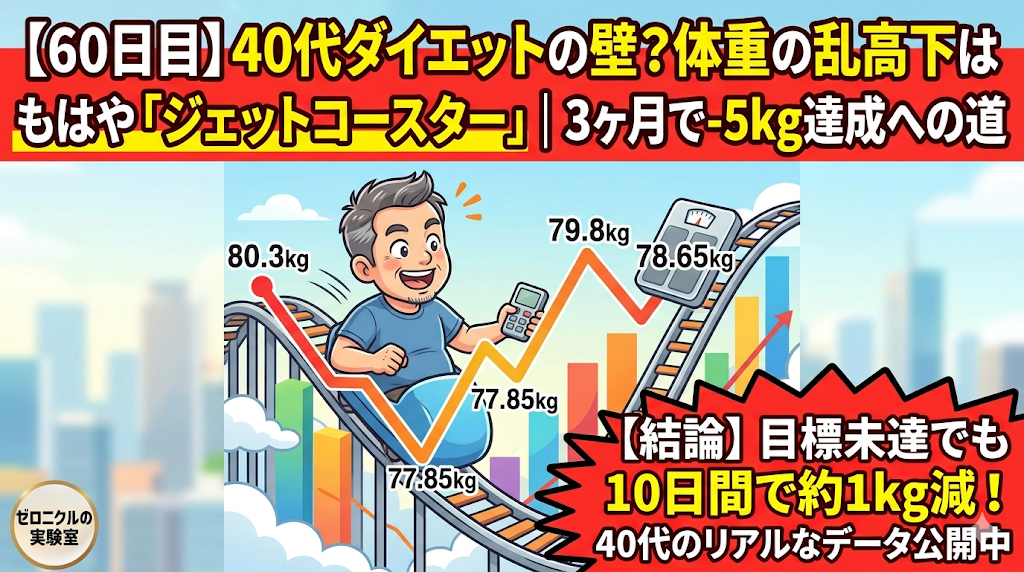 体重の推移はまるでジェットコースター