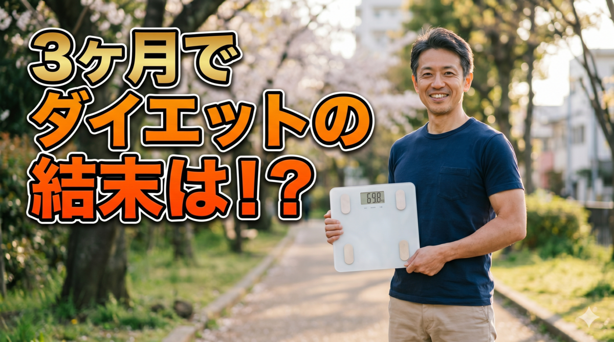 43歳の3ヶ月ダイエットの結末