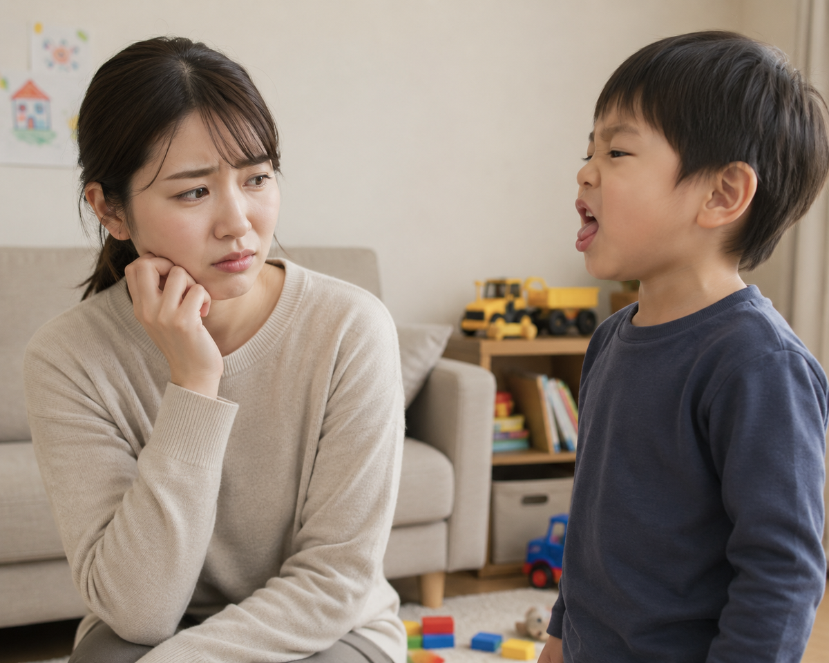 子どもの口が悪くて困る親