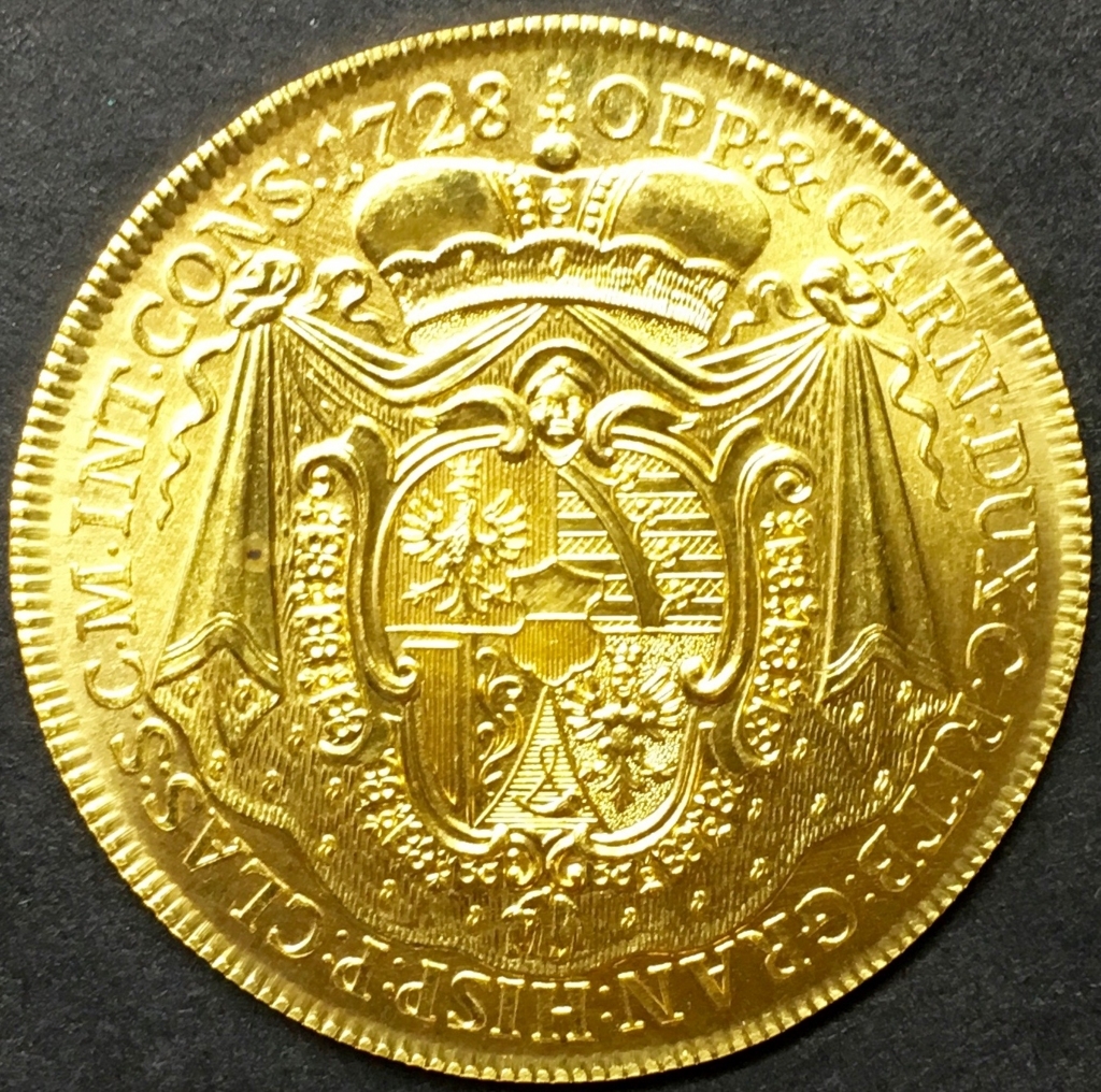 リヒテンシュタイン公国金貨 リヒテンシュタイン1728年ヨーゼフヨハンアダム10ダカット金貨リストライク -