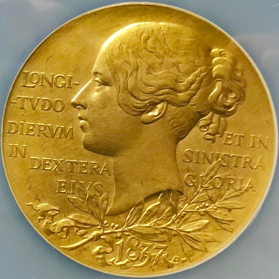 イギリス1897年ヴィクトリア女王戴冠60年記念メダルMS63 - coin23's diary