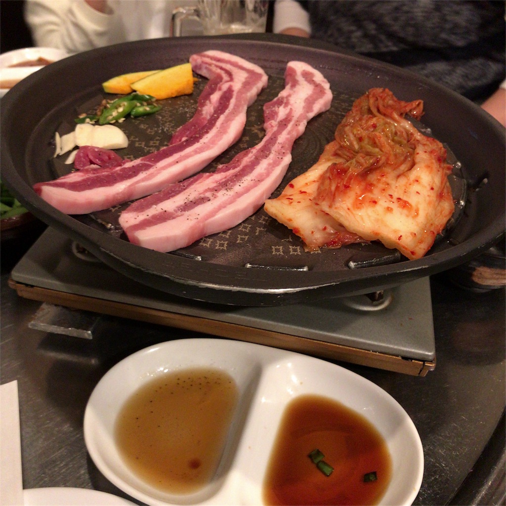 船橋 居酒屋まんてん食堂でサムギョプサルを食べてみた ブログときどきオトン
