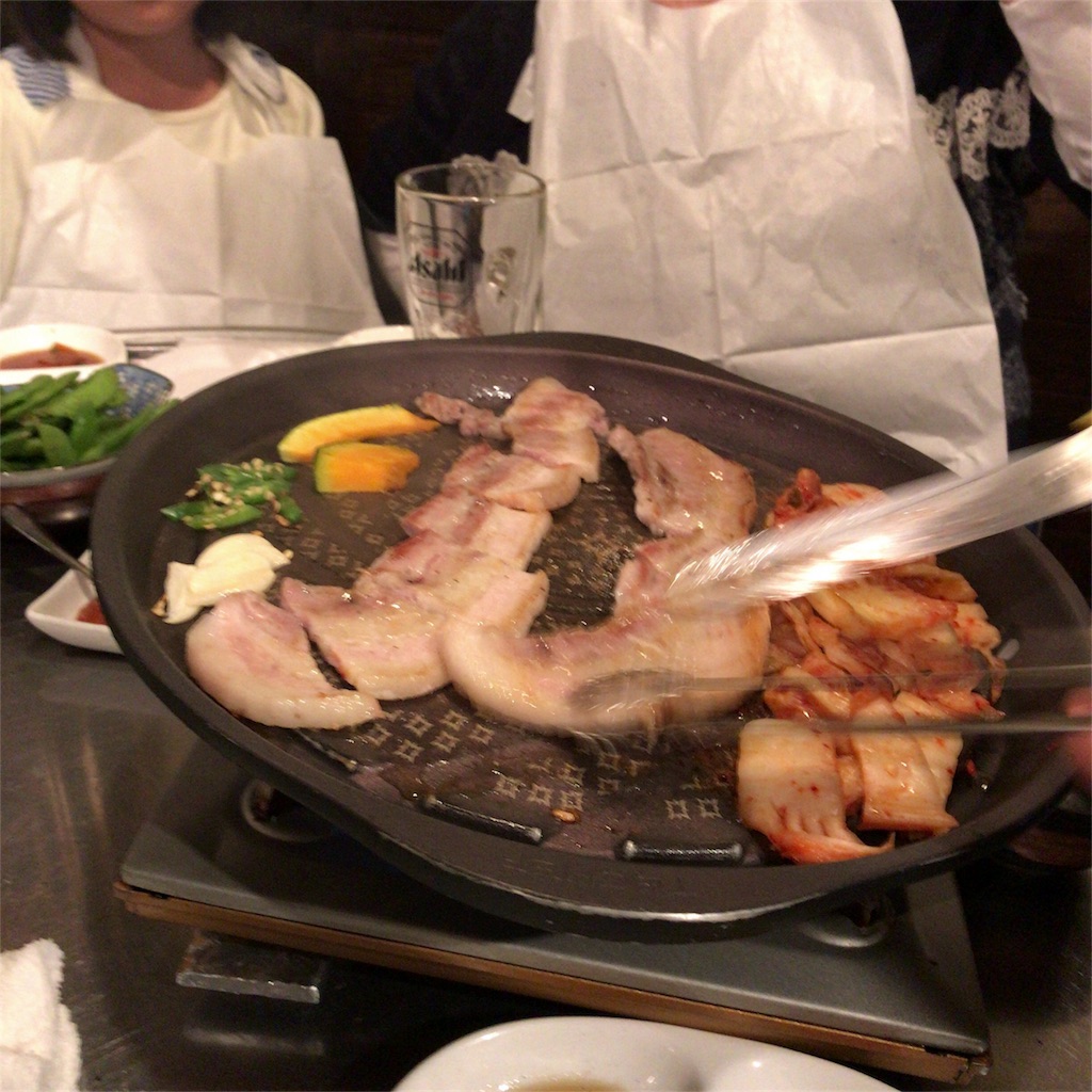 船橋 居酒屋まんてん食堂でサムギョプサルを食べてみた ブログときどきオトン