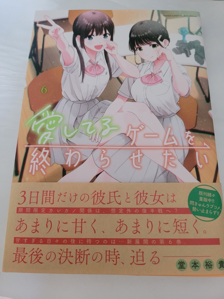 愛してるゲームを終わらせたい 6巻 感想 ※ネタバレあり注意 - 紙の漫画