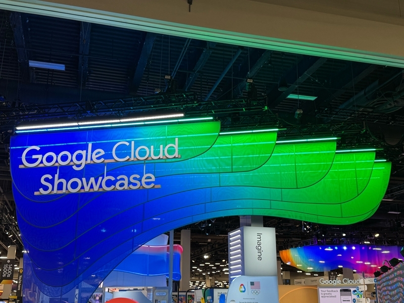 Expoエリアの Google Cloud Showcase
