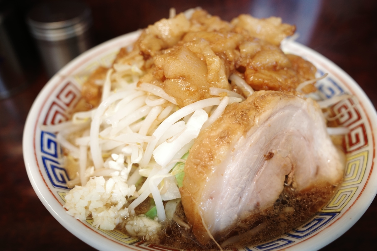 ラーメン二郎 めじろ台店 ミニラーメン