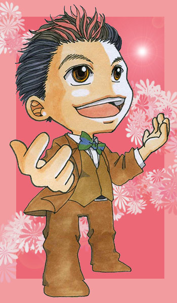 寺脇康文さん　イラスト　妄想　ちび博士　2014年9月19日