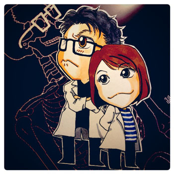 寺脇康文さん　イラスト　妄想　ちびアキタさん　#LastDoctor　2014年7月11日