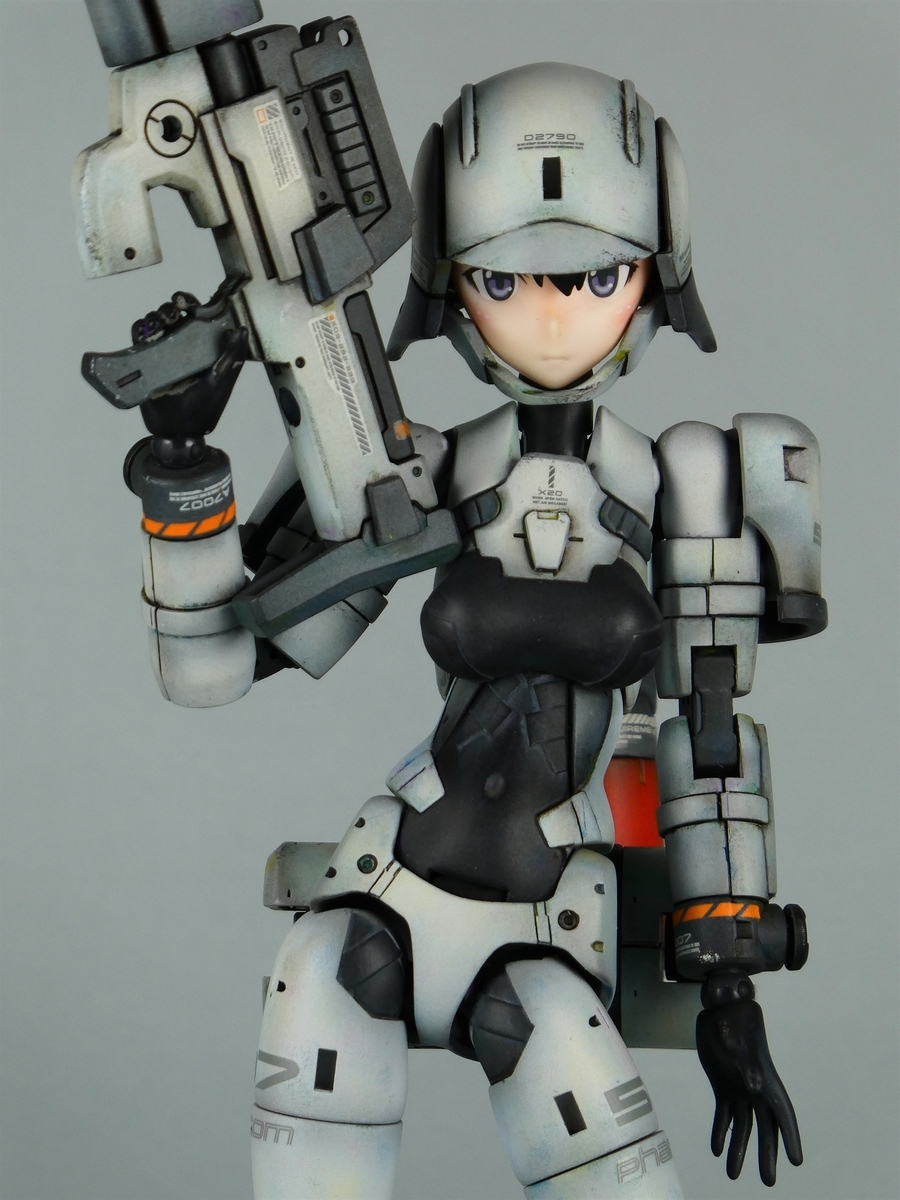 【塗装済】MD WISM・ソルジャー ＋α【完成品】 2019年8月 メガミデバイス WISM・ソルジャー スナイプ 「phantom
