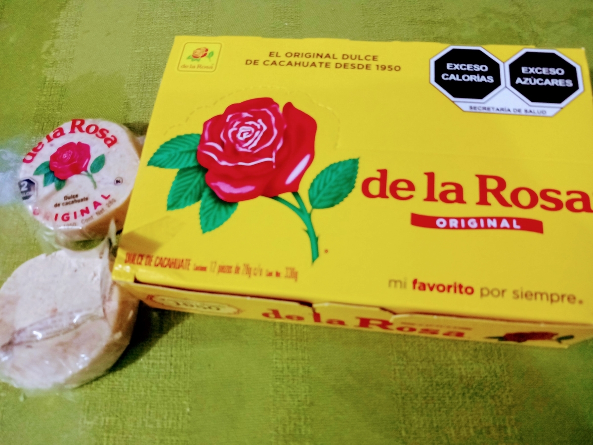 甘いお菓子、マサパン「de la Rosa」 - メキシコの食べ物いろいろ