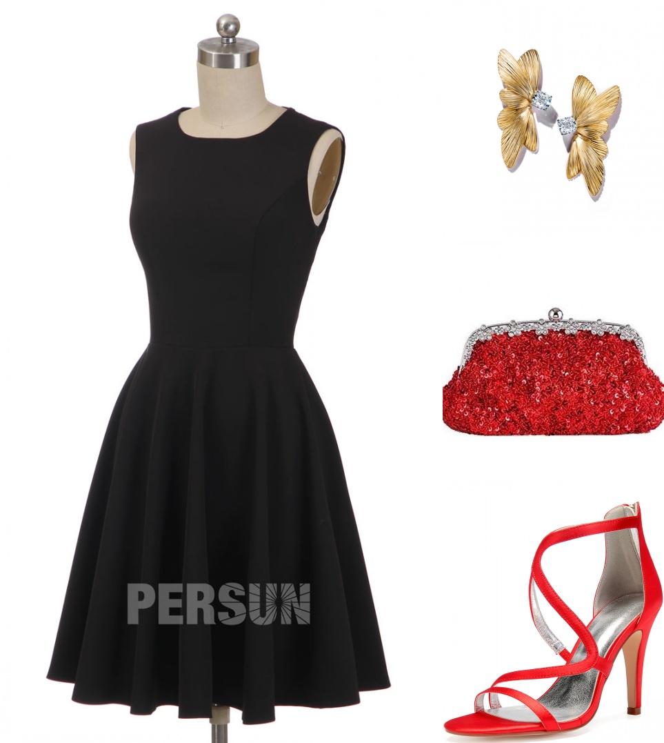 comment assortir petite robe noire pour un mariage