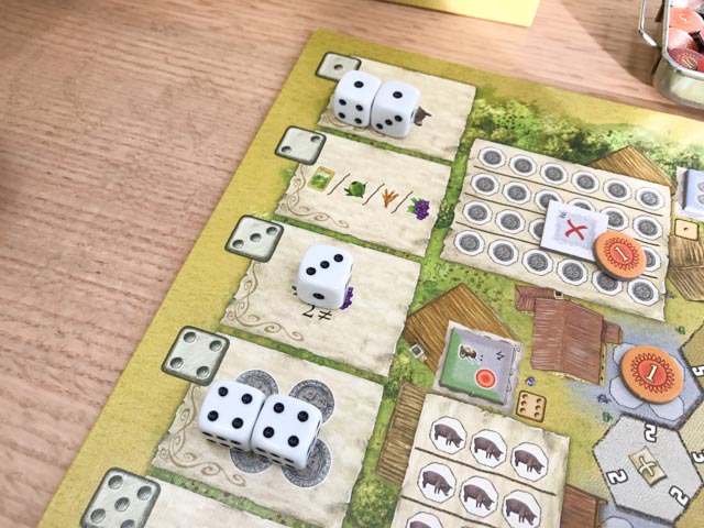 ロバに荷物を載せまして 今日ものんびり市場に行くよ ラ グランハ 完全日本語版 La Granja プレイレビュー Vol 1 ぼっちのホビーblog ボドゲ版