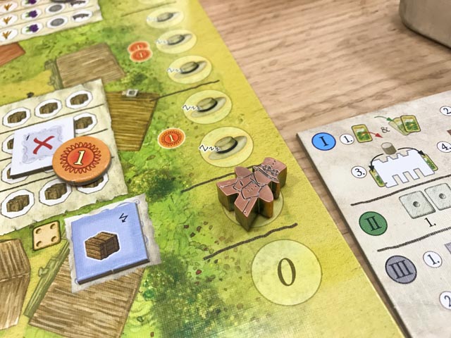 ロバに荷物を載せまして 今日ものんびり市場に行くよ ラ グランハ 完全日本語版 La Granja プレイレビュー Vol 1 ぼっちのホビーblog ボドゲ版