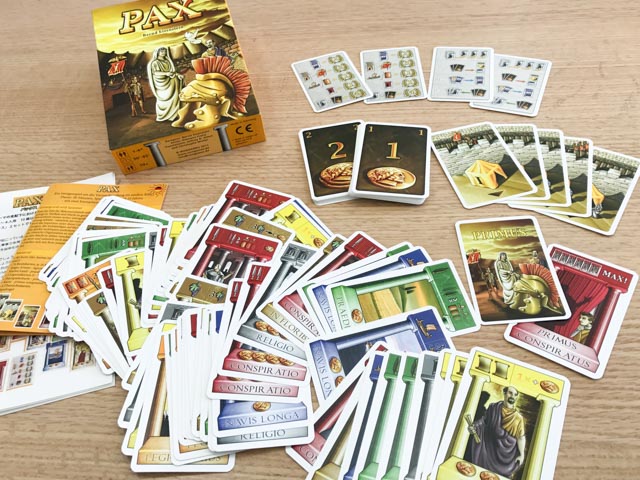 ボードゲーム】ローマを退け平和を我らに！カードの配分が悩まし