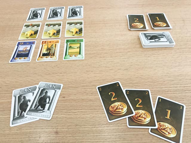 ボードゲーム】ローマを退け平和を我らに！カードの配分が悩まし