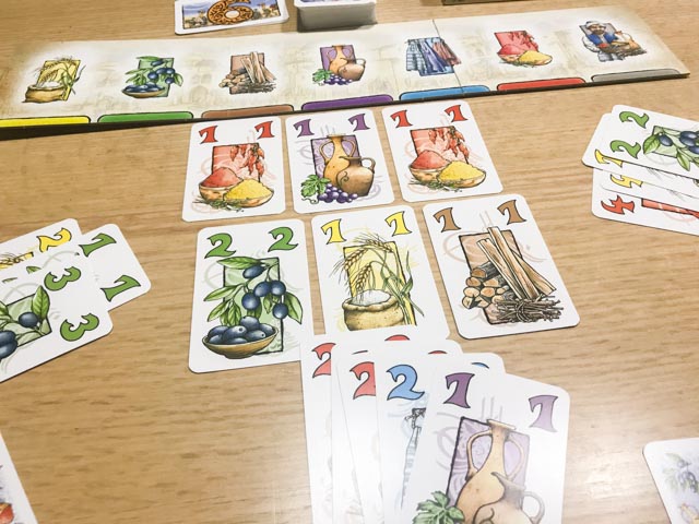 ビザンツ日本語版 Byzanz ボードゲーム 今日は競り マーケットで良い買い物をして 良い1日をおくる平穏な日々 切望 ぼっちのホビーblog ボドゲ版