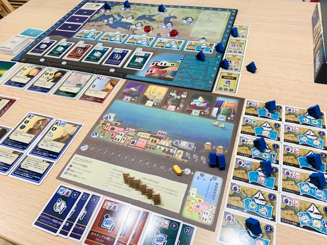 ボードゲーム】アマルフィ（Amalfi）｜中世イタリアの廃れゆく