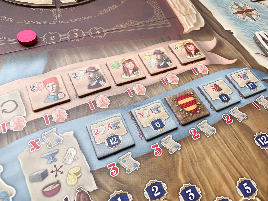 ボードゲーム　ティルトゥム 日本語版 (Tiletum) ティルトゥム 日本語版【ボドゲ紹介】｜いつの時代も商人は富を