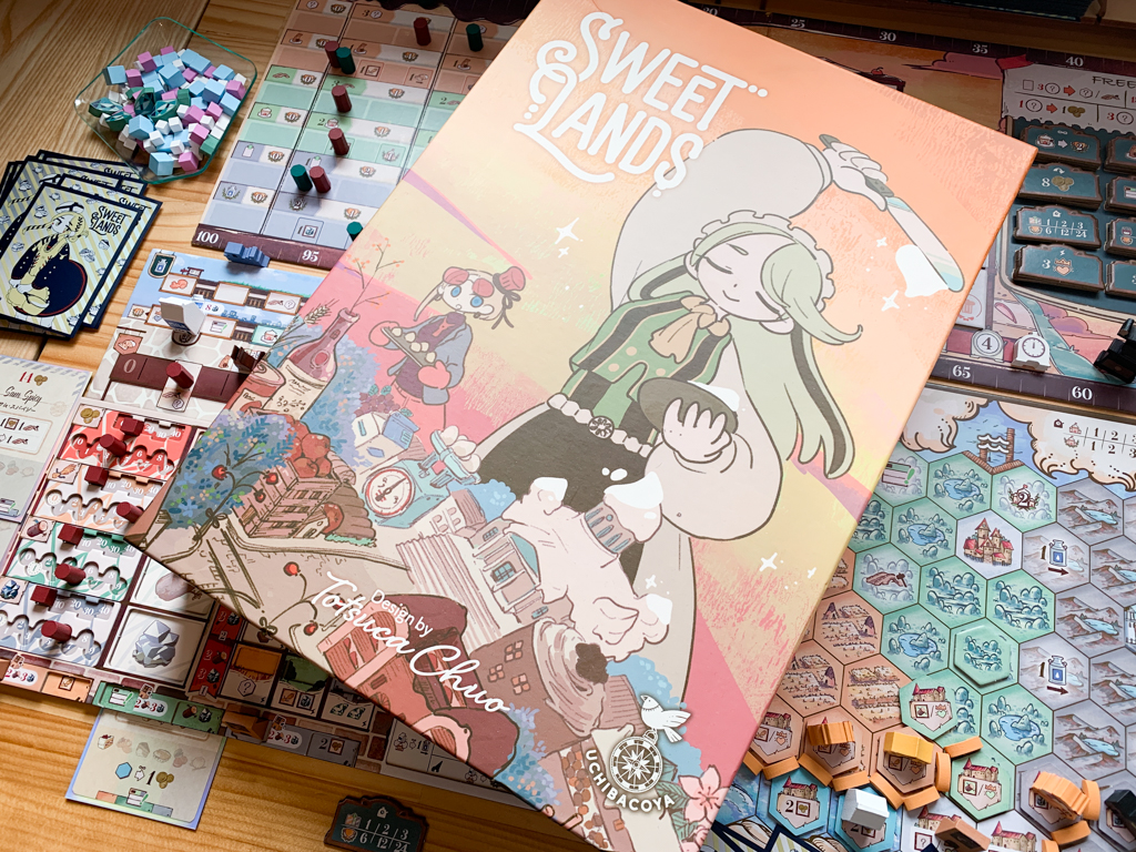Sweet Lands ボードゲーム アップグレードパック付き Sweet Lands ＋ Upgrade Pack スイーツランド Kickstarter うち