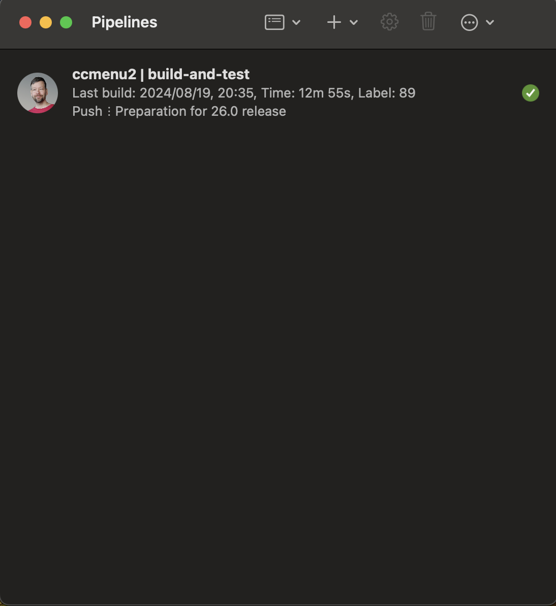 macユーザーはCCMenuを使うとGitHub Actions監視が捗る - 羅針盤 技術航海日誌