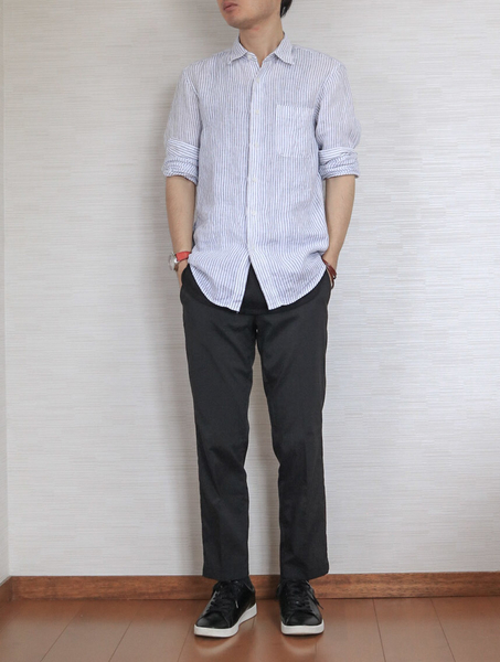 夏に着られるuniqloのプレミアムリネンシャツ 痩せ男子にお勧めの理由を解説 Slender Only
