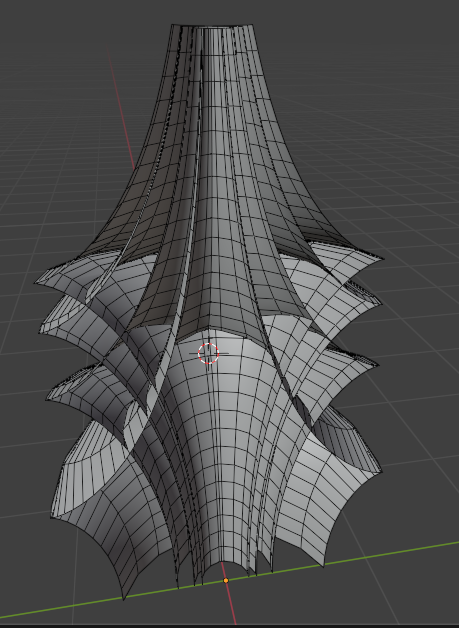 Papercraft Kuen surface intersection