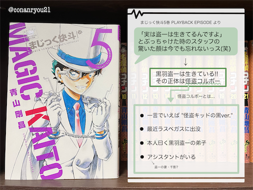 まじっく快斗 1〜5巻 + 名探偵コナン 怪盗キッド登場回