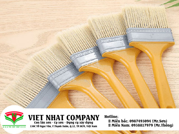 Cọ sơn giá rẻ lông thỏ cán nhựa