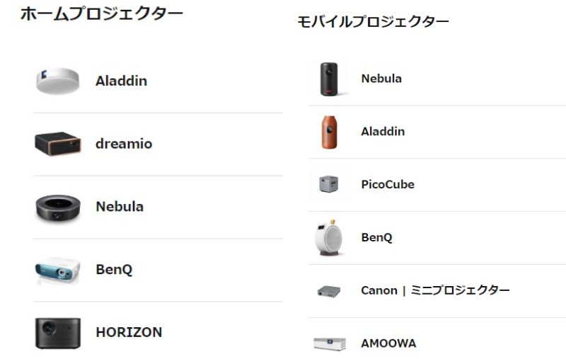 キキト、kikito、プロジェクター