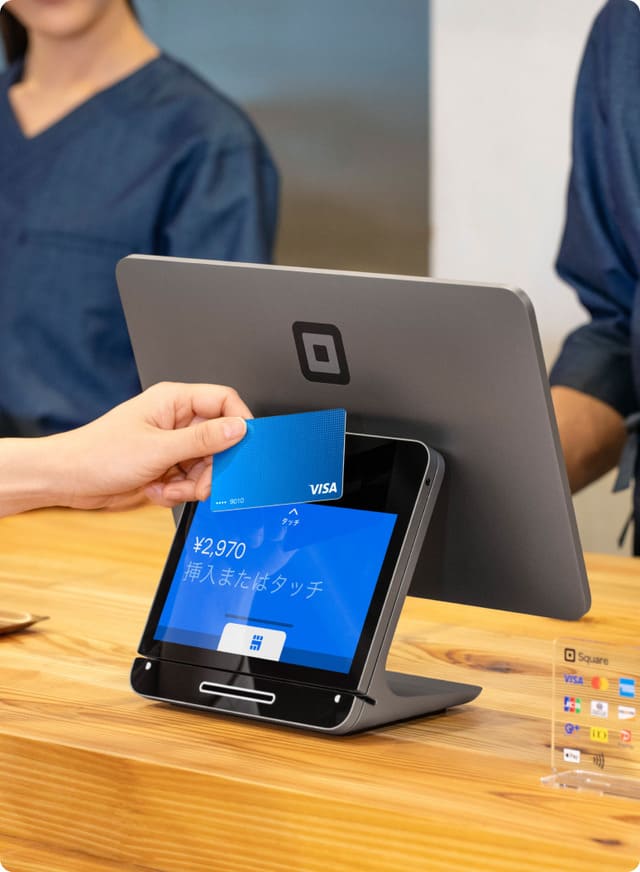 Squareレジスター、決済端末、POSレジ、カードリーダー