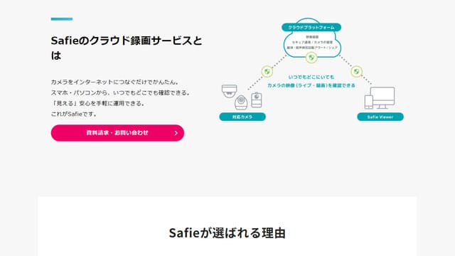 Safie、防犯カメラ、サブスク、クラウド録画