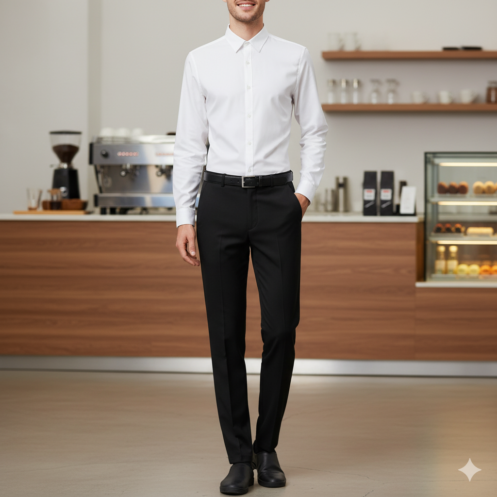 大学生、男、服、何着