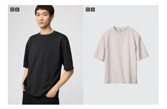 ユニクロ 、アリズムコットンオーバーサイズTシャツ、大学生、男、服、何着