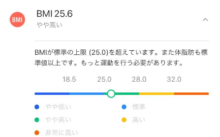 BMIのグラフ