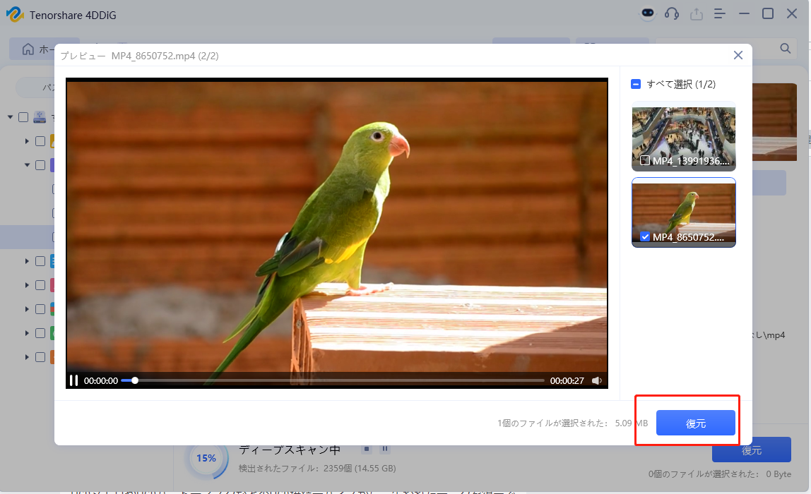 ファイルを保存
