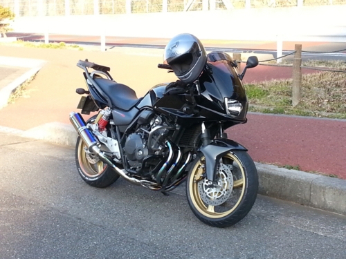 Cb400sb ヨシムラ機械曲チタンサイクロン Ttb Fire Spec ふらりらいだー