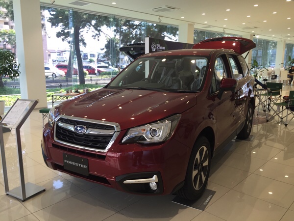 スバル フォレスターを見に行って来ました 子連れキャンパーの車選び