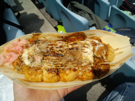 たこ焼き食った。