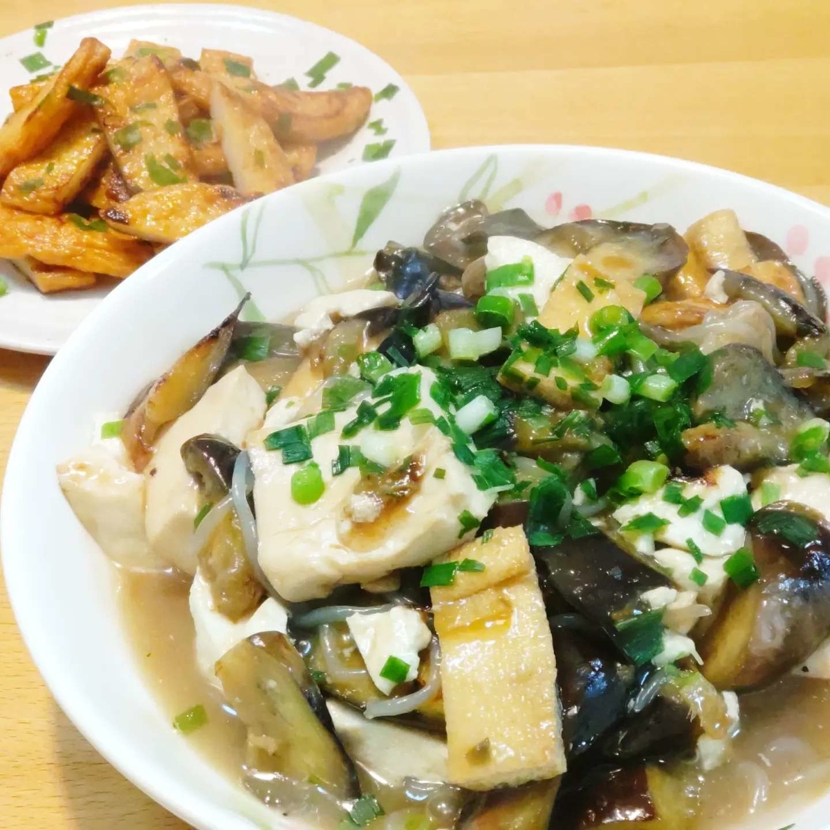ナスと豆腐のとろとろしらたき