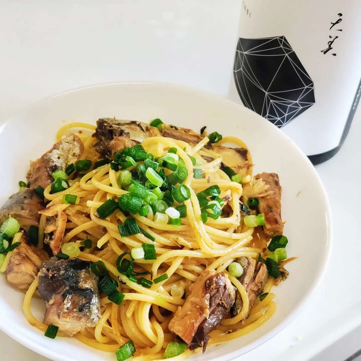 サバ缶パスタ