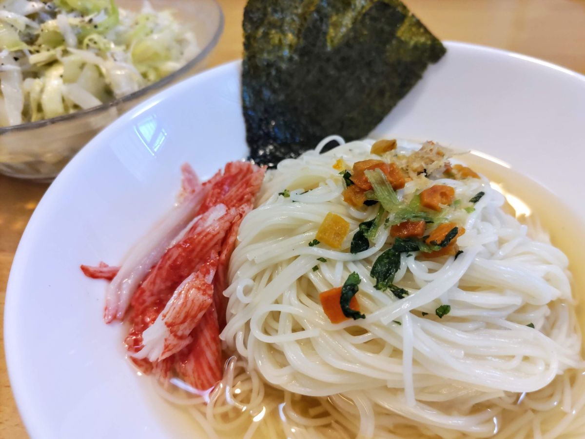 ちょっとカニそうめん
