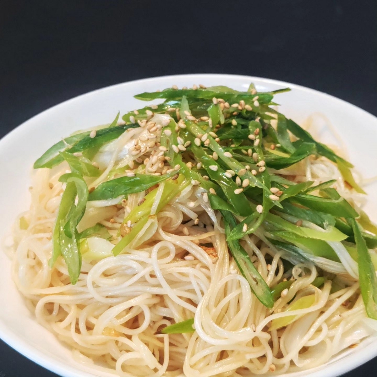 ネギゴマ焼きそうめん
