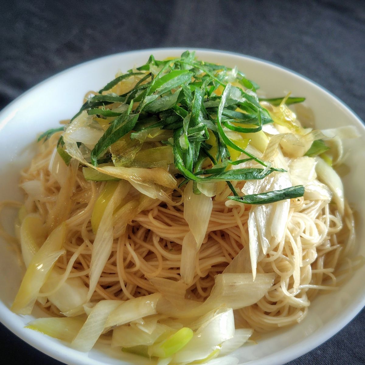 ネギゴマ焼きそうめん