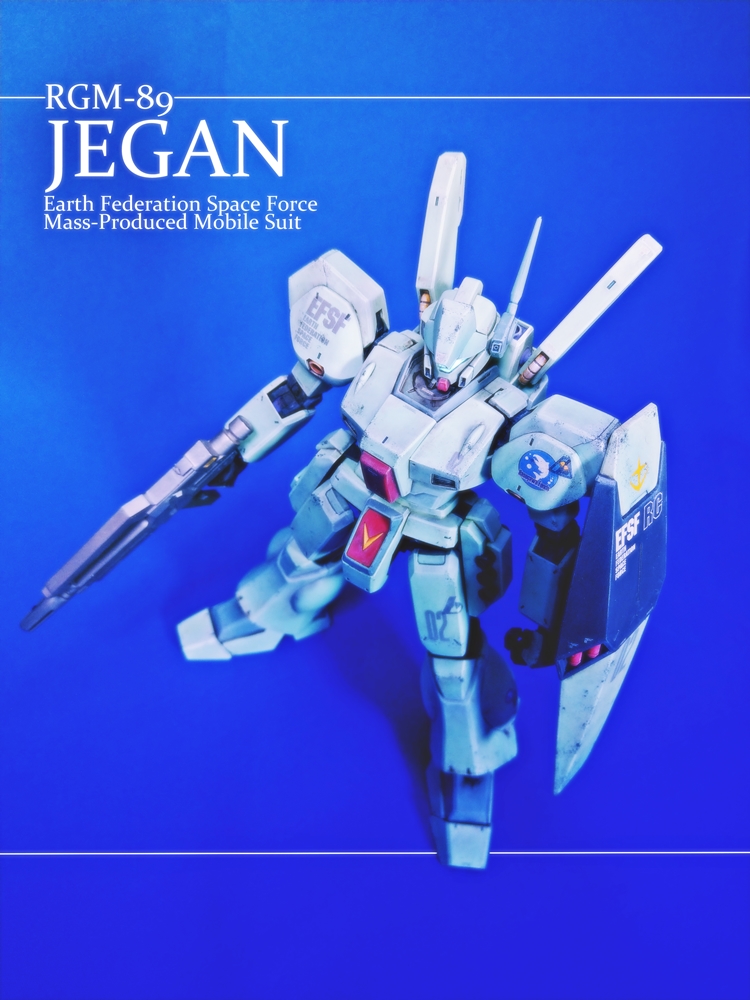 Mg 1 100 Rgm ジェガン制作完成 Jegan Painting And Build Digital Conception