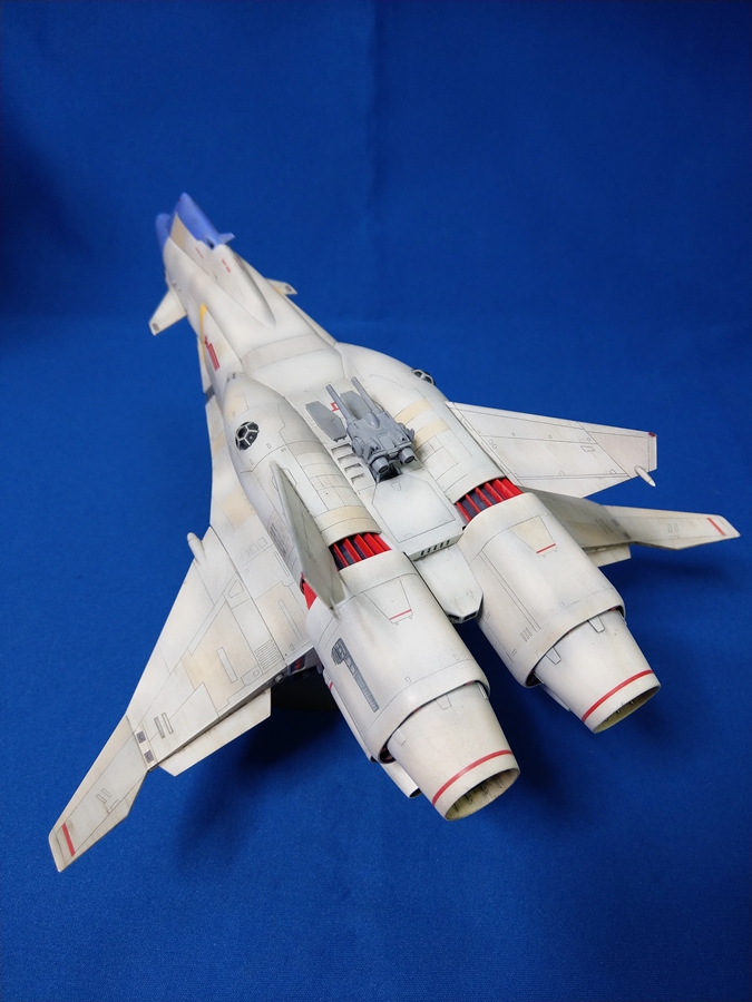 ハセガワ 1/400 クラッシャージョウ ミネルバ Minerva painting and