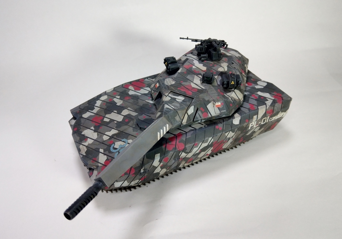 Tacom 1/35 PL-01 制作完成 tank modeling and paint - digital conception