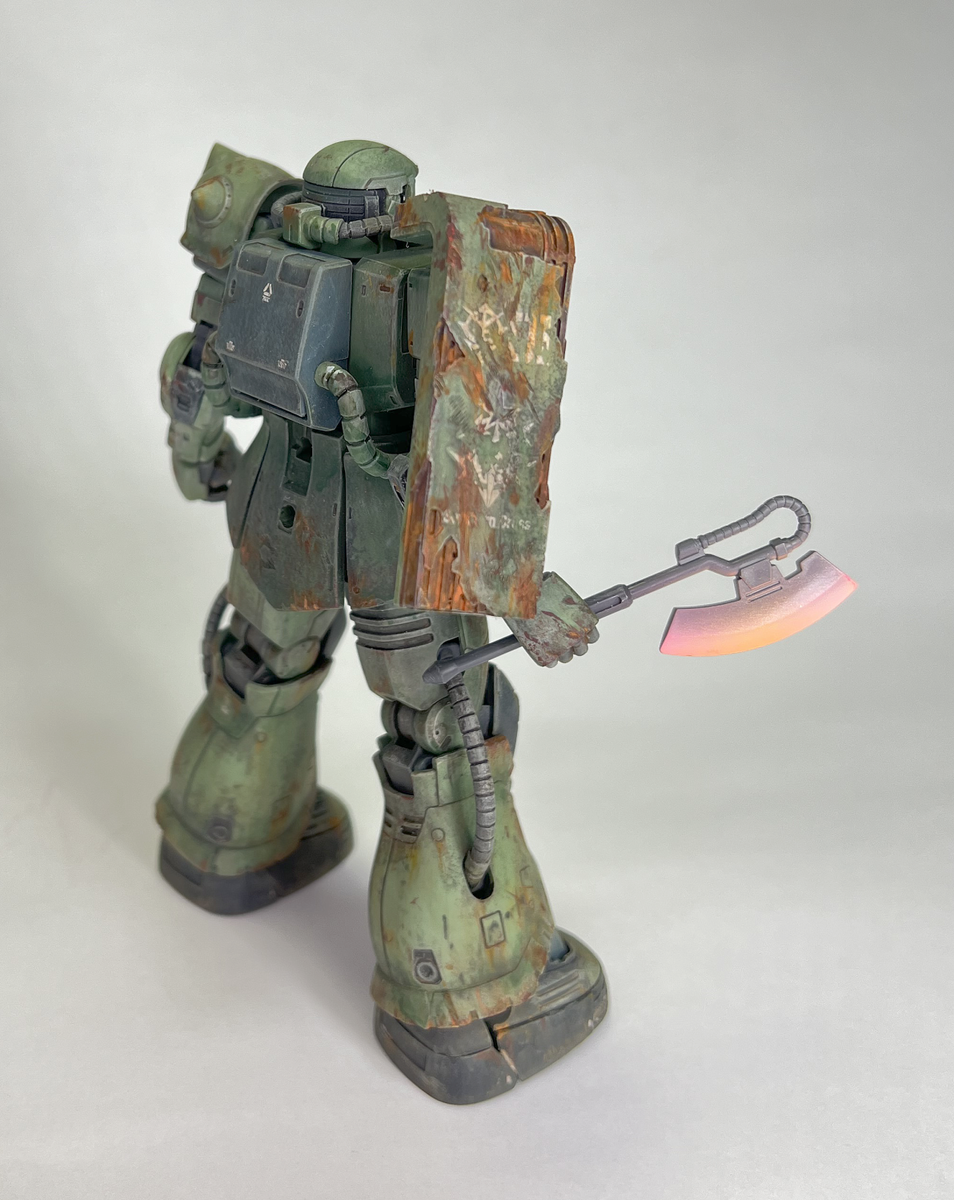 HG 1/144ドアン専用ザク製作完成 Doan's Zaku paint and build