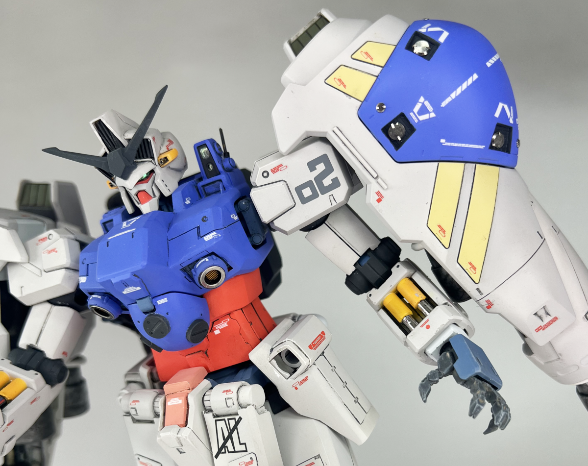 MGガンダム試作2号機 サイサリス 塗装済 完成品 改修済み ガンプラ