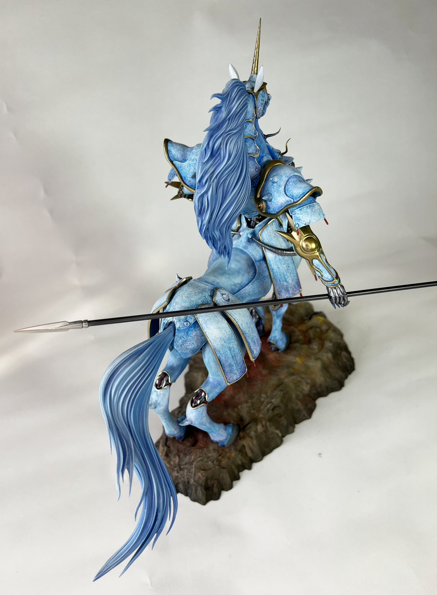 海洋堂 スレイプニール製作完成 Artpla Sleipnir peint and build