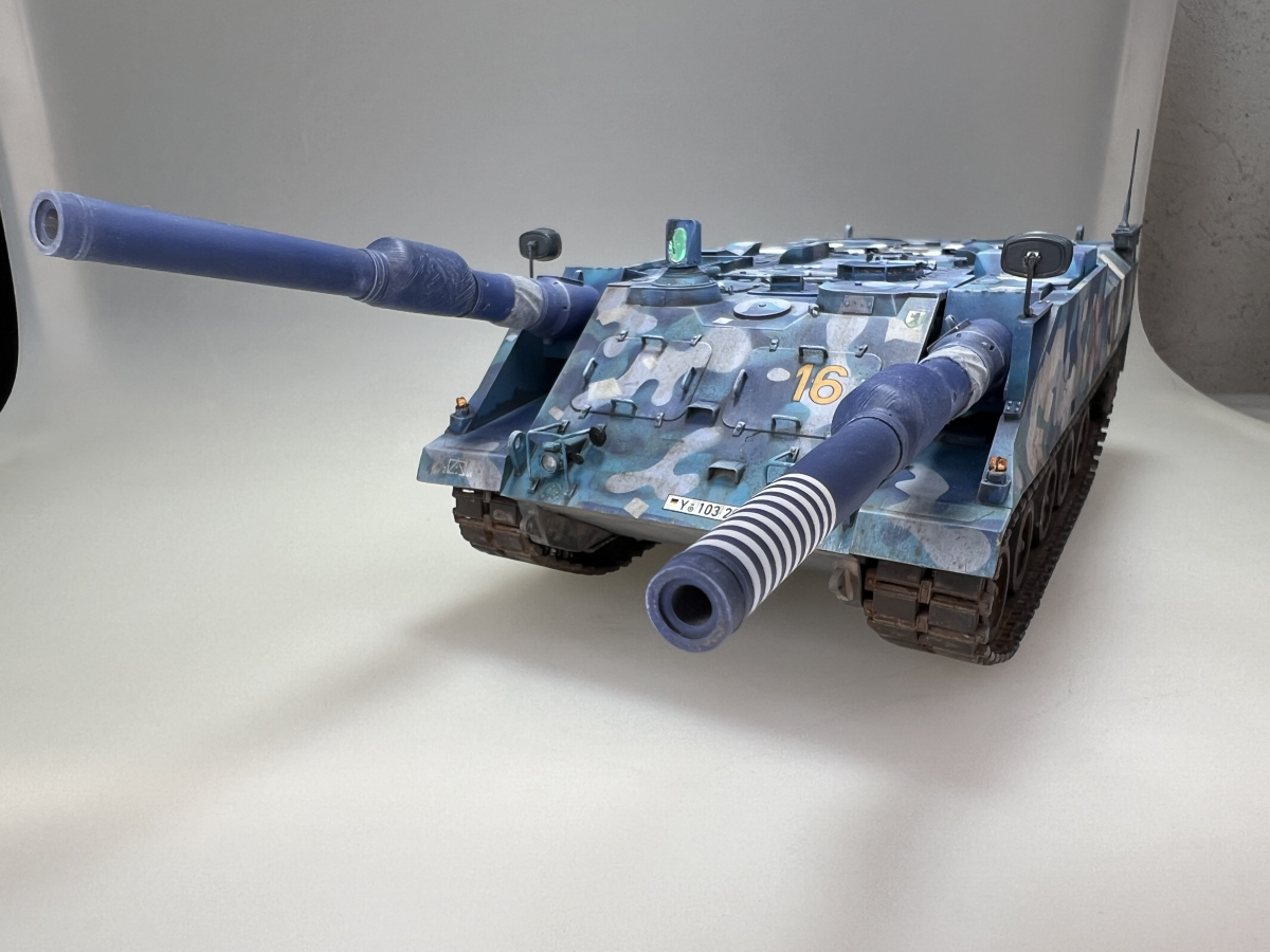 2台セット 1/35 カナダ レーオパット2A4M＆1C2主力戦車 塗装